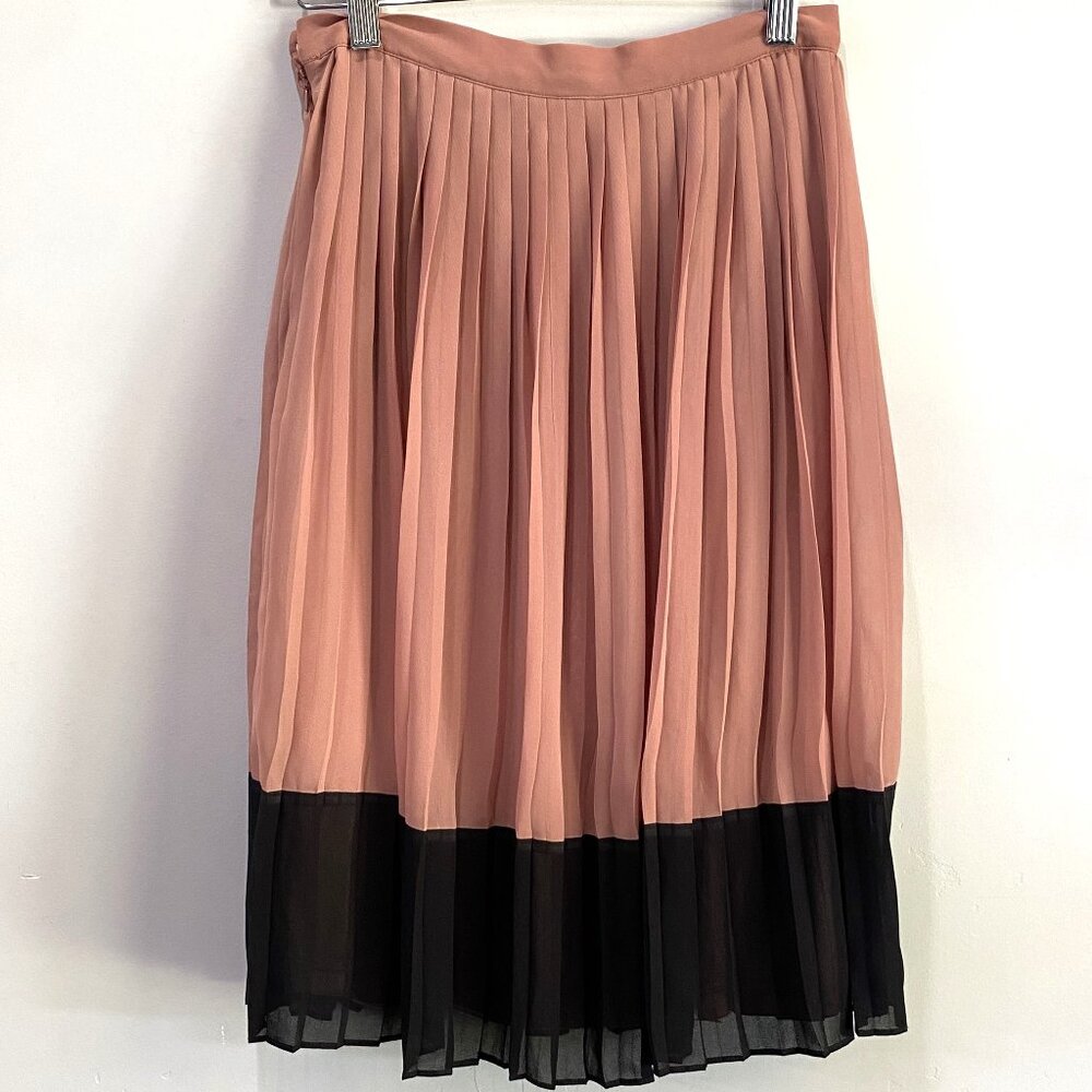 Forever 21 | Color Block Pleated Midi Skirt | Siz… - image 4